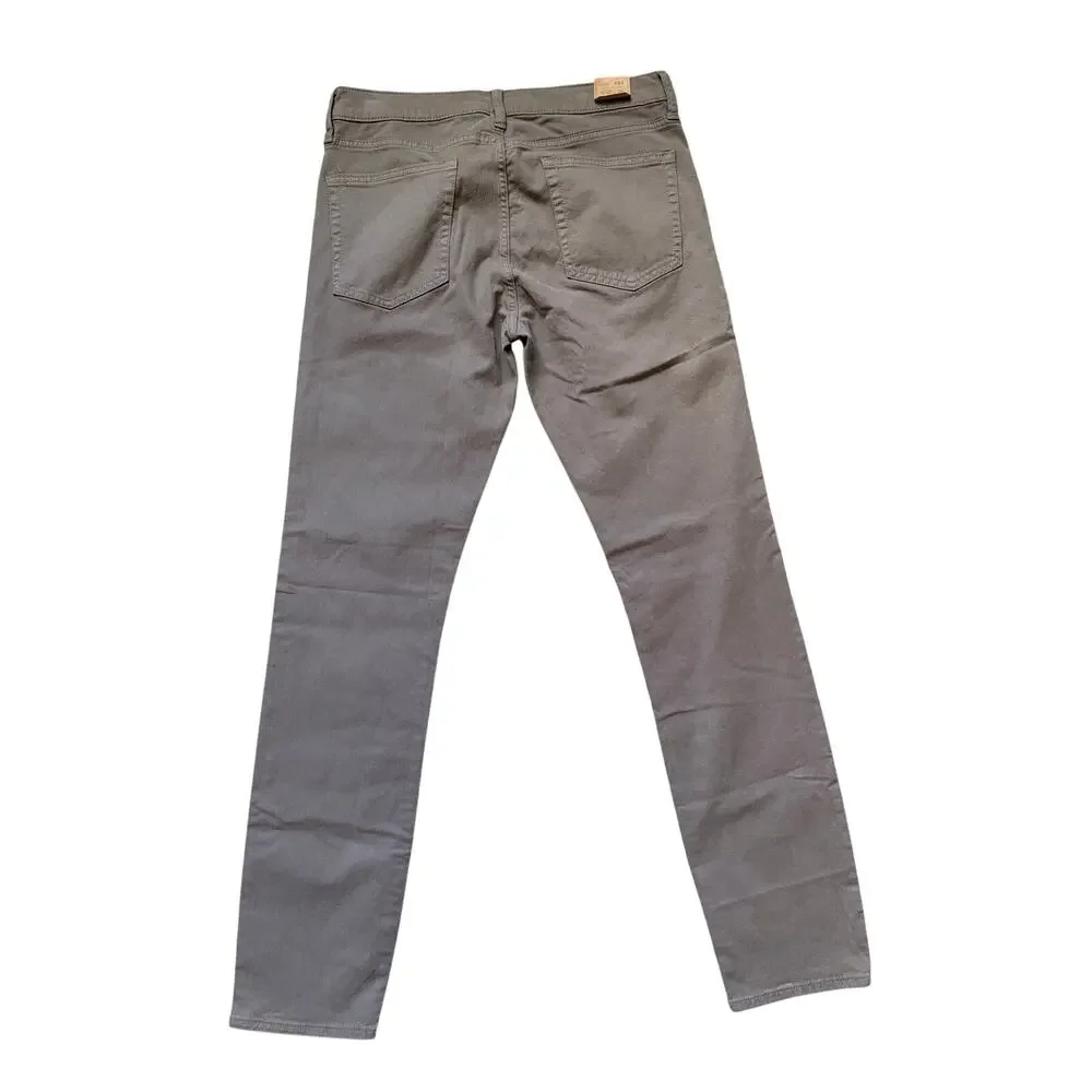 NWT J.Crew 484 Slim Fit Five Pocket Pants Men’s 32x34 Brown Stretch Chino AZ963